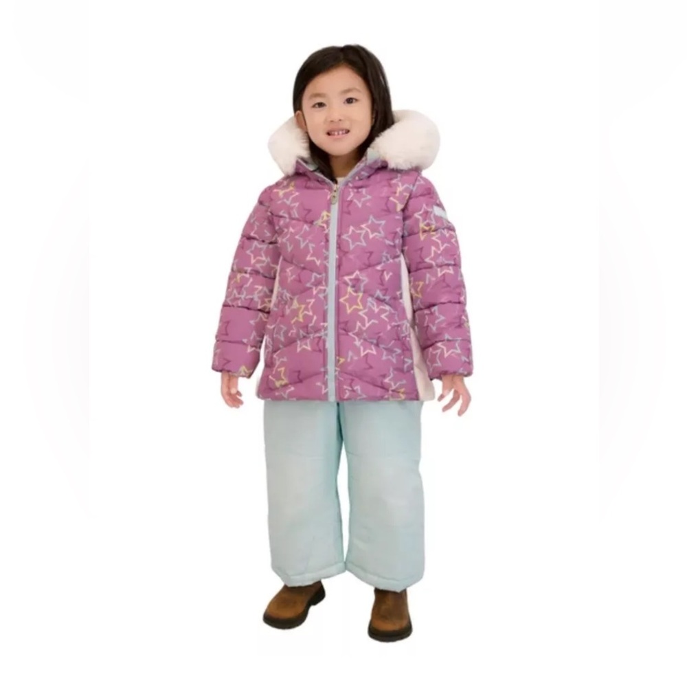 Spyder Girls Insulated 2 Piece Jacket With Bib Snowsuit Size 5 NWT